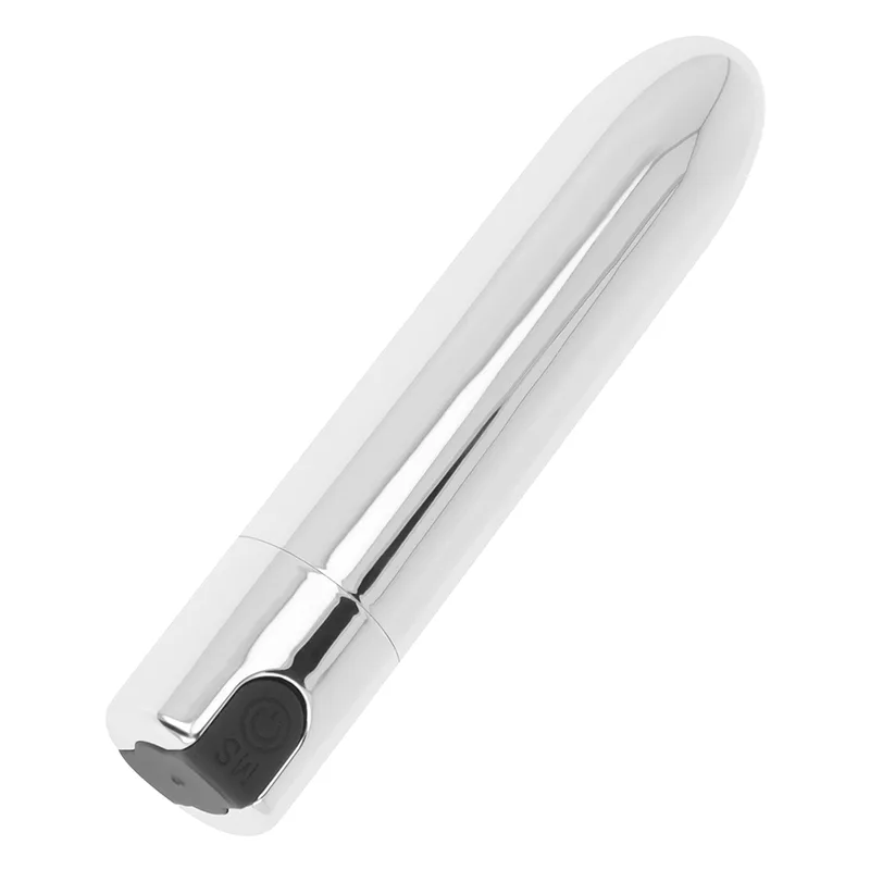 Ohmama - Silver Vibrating Bullet 9.5 cm
