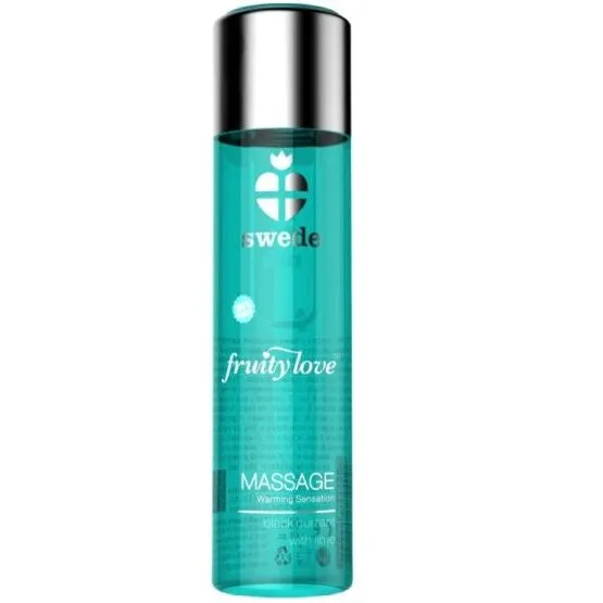 Swede - Fruity Love Warming Effect Massage Oil Black Currant and Lime 60 ml