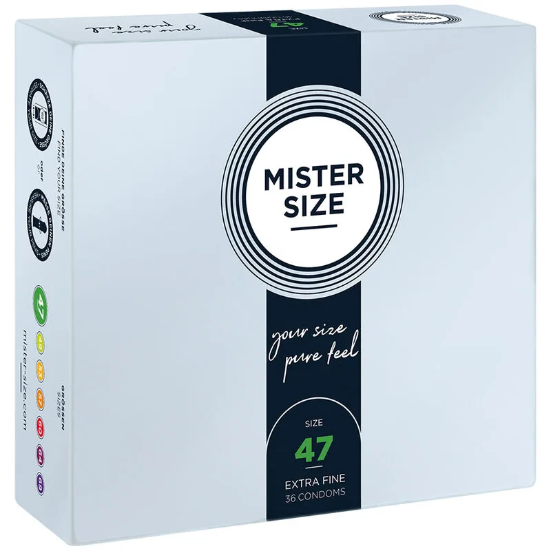 Mister Size - Preservativos Tamanho XS 47 mm (36 Unidades)