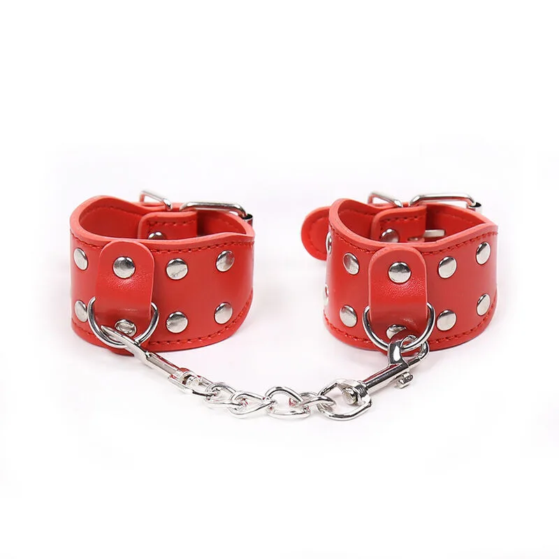 Ohmama Fetish - Adjustable Handcuffs with Metal Chain