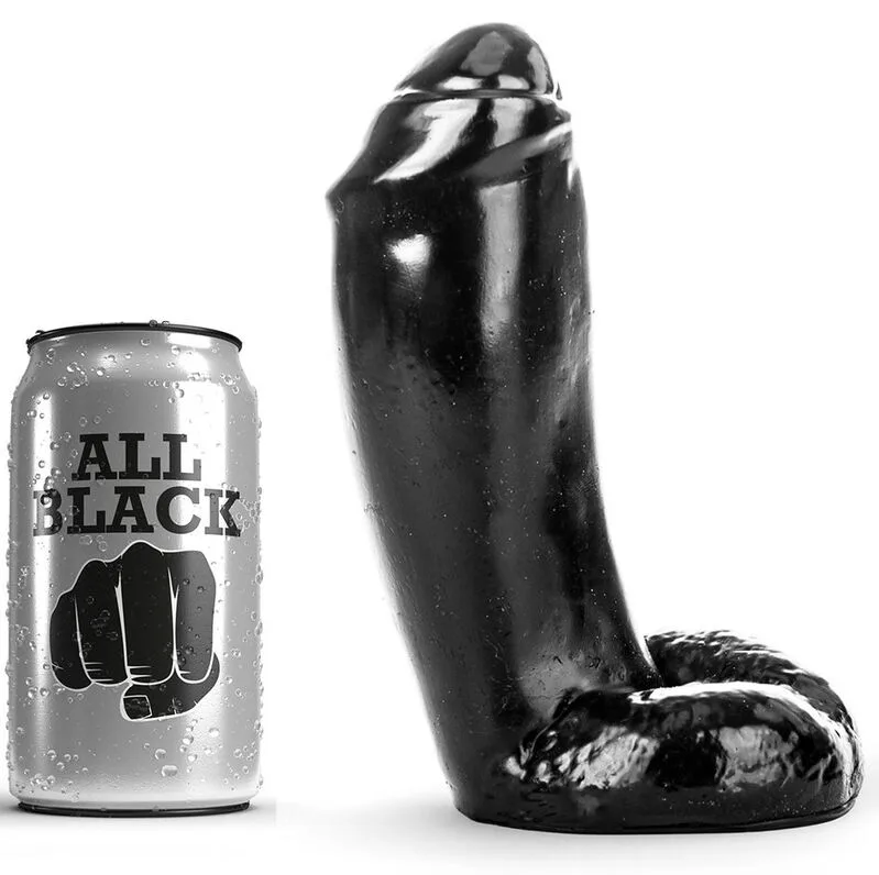 All Preto - Dildo Realístico 18 cm