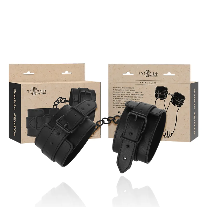 Intense - Fetish Vegan Leather Ankle Cuffs