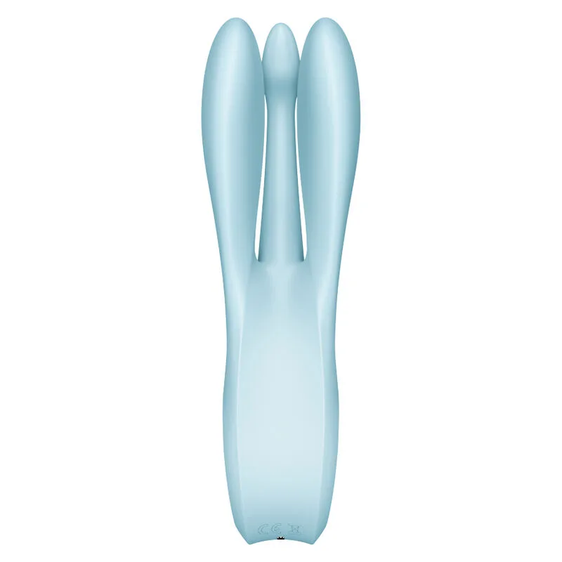Satisfyer - Vibrador Threesome 1 Azul