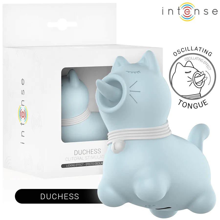 Intense - Duchess Stimulator with Rotating Tongue 360º Blue