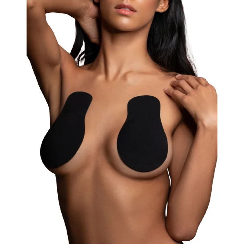 Bye-Bra - Chest Elevator Push-Up Fabric Black Size XL
