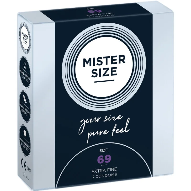 Mister Size - Condoms Size XXXL 69 mm (3 Units)