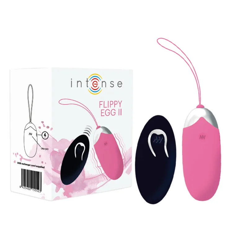 Intense - Flippy Ii Vibrating Egg with Remote Control Pink