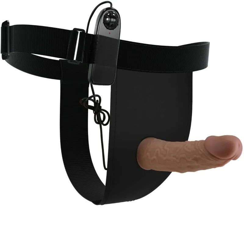 Pretty Love - Harness Briefs with Vibration Dildo Included