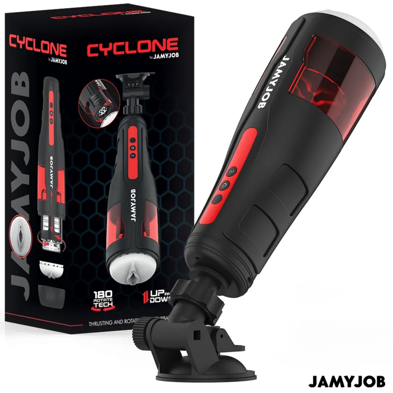 Jamyjob - Cyclone Automatic Vagina Masturbator 10 Rotation and Thrust Modes