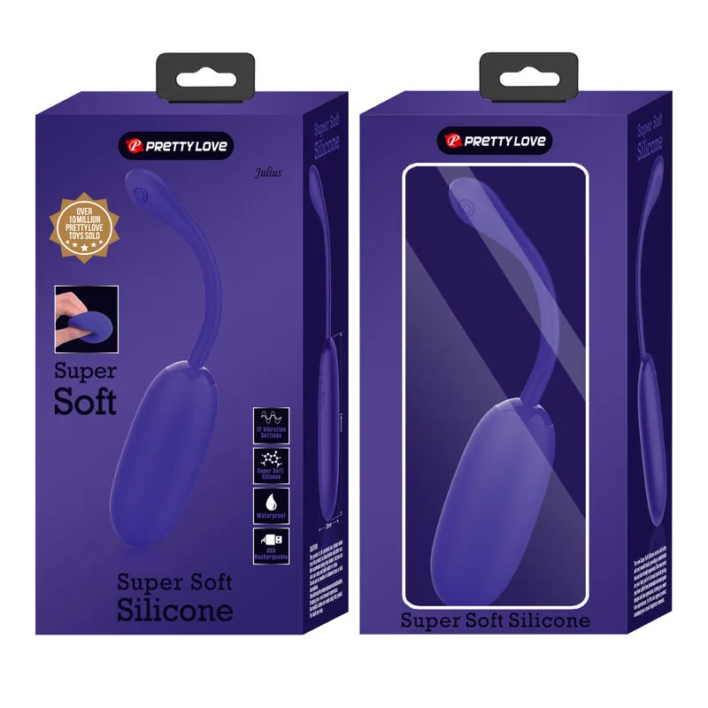 Pretty Love - Julius Waterproof-Rechargeable Vibrating Egg Purple