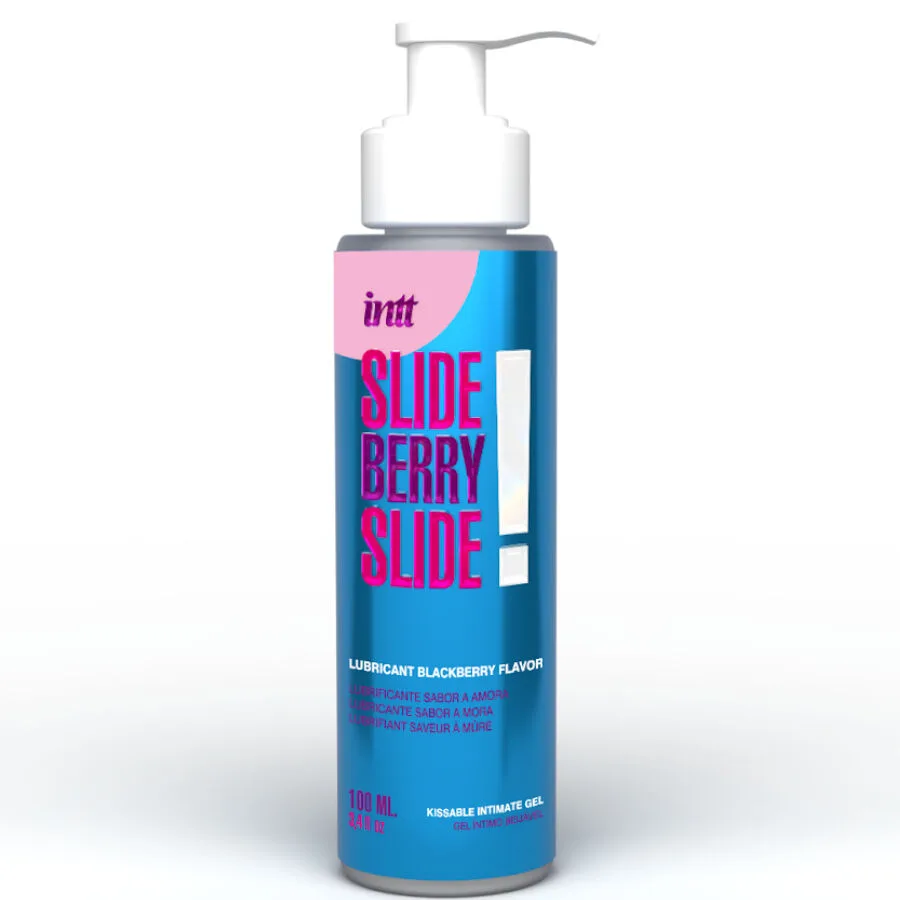 Intt Releases - Kissable Water-Based Intimate Lubricant Blackberry Flavor 100 ml
