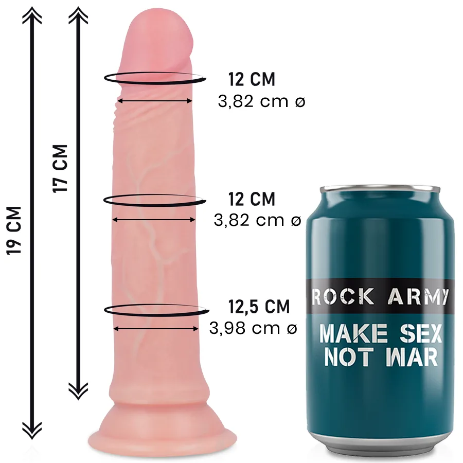 Rockarmy - Rockarmy Liquid Silicone Premium Avenger Realistic 19 cm -O- 3.98 cm