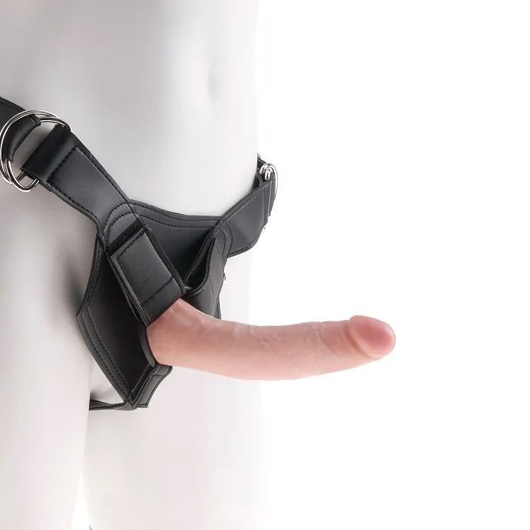 King Cock - Harness with Realistic Penis Natural 17.8 cm