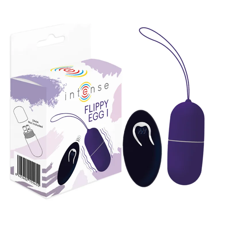 Intense - Flippy I Vibrating Egg with Remote Control Purple