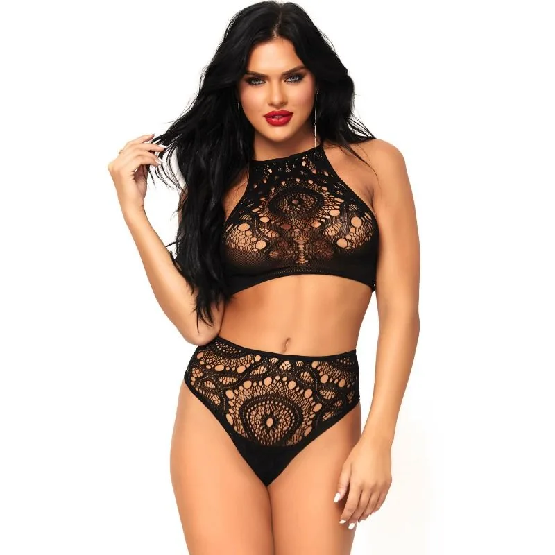 Leg Avenue - 2 Pieces Set Top and Panties S/M