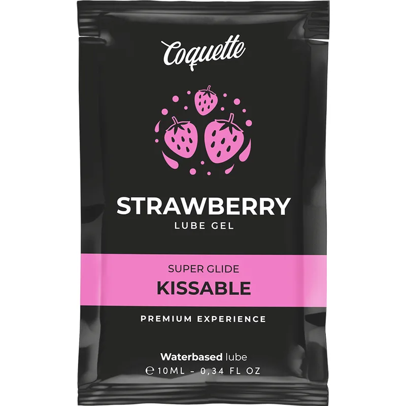 Coquette Chic Desire - Strawberry Water Based Kissable Lubricant Pocket 10 ml