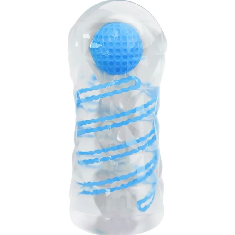 Pretty Love - Small Masturbator with Blue Spirals