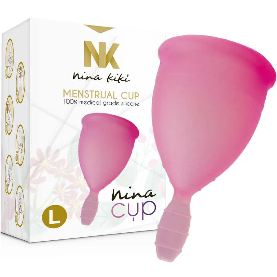 Nina Kikí - Menstrual Cup Pink - Size L