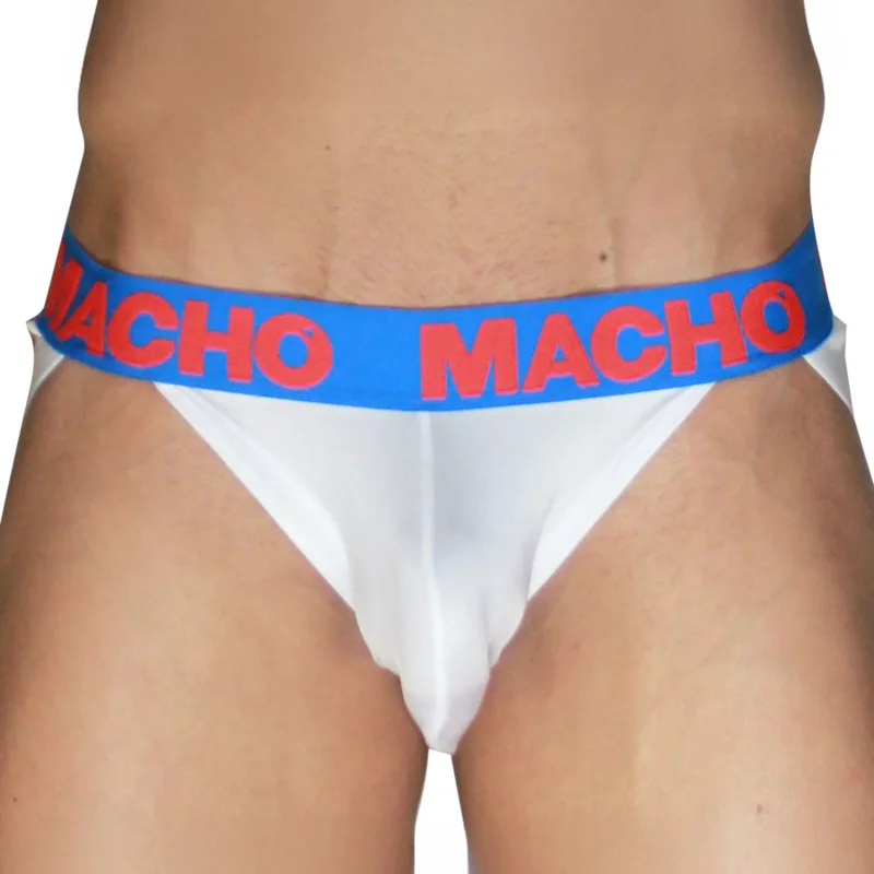 Macho - Mx29Az White Jock + Dark Blue