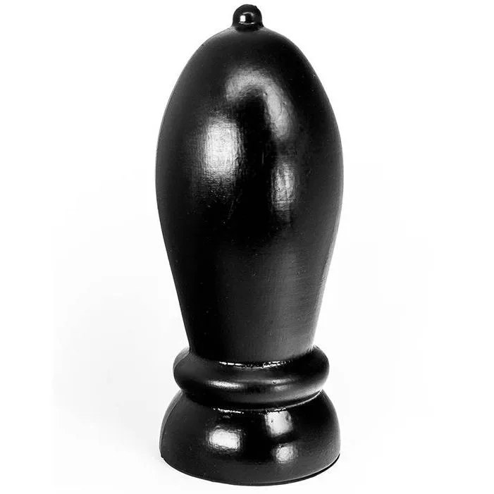 Hung System - Plug Rolamento Anal Cor Preto 24 cm
