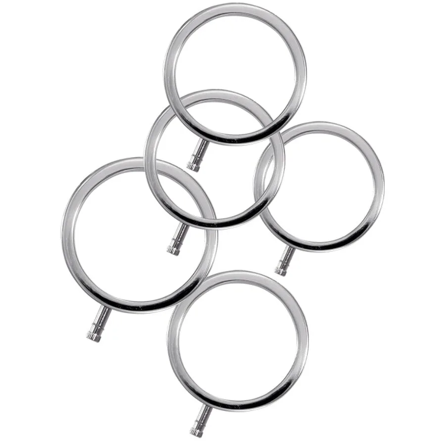 Electrastim - Electrarings Metal Penis Rings Pack of 5