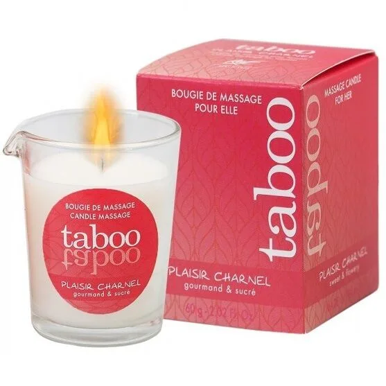 Ruf - Taboo Massage Candle for Her Plaisir Charnel Cocoa Flower Aroma