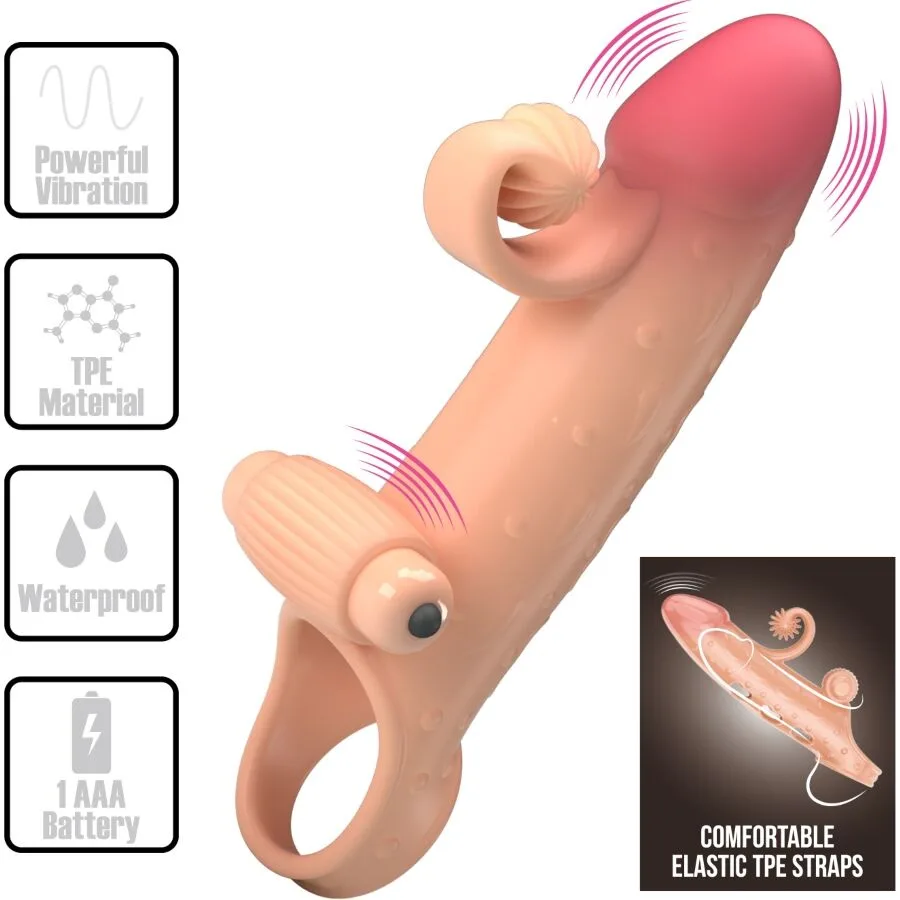 Romance - Vibrating Penis Sleeve Natural