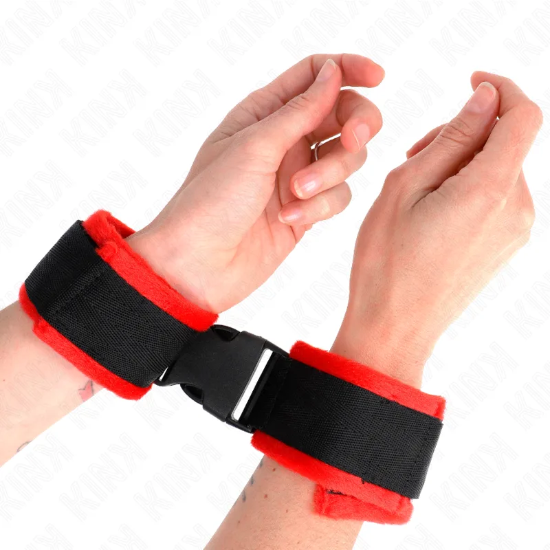 Kink - Nylon Bind Hook&Loop Wrist Restraints Black Model 1 Ajdustable 25-35 cm X 6 cm