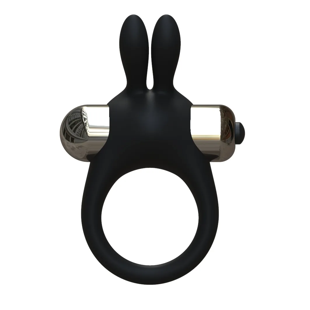 JoyRings Anel Peniano Vibratório Rabbit de Silicone