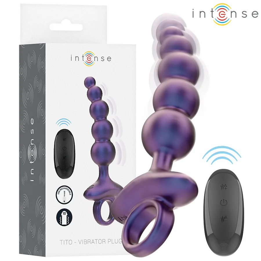 Intense - Tito Vibrating Anal Plug Model 3 Remote Control