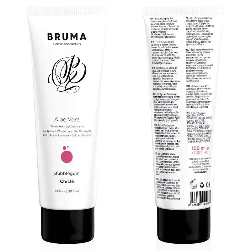 Bruma - Aloe Vera Sliding Gel Bubblegum Flavor 100 ml