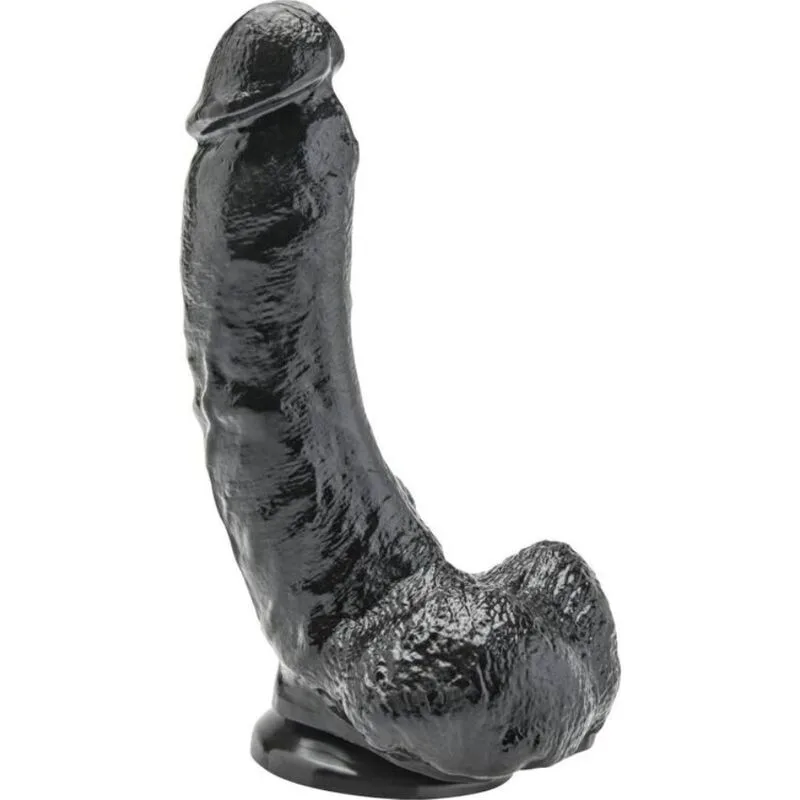 Get Real - Dildo 20,5 cm com Bolas Pretas