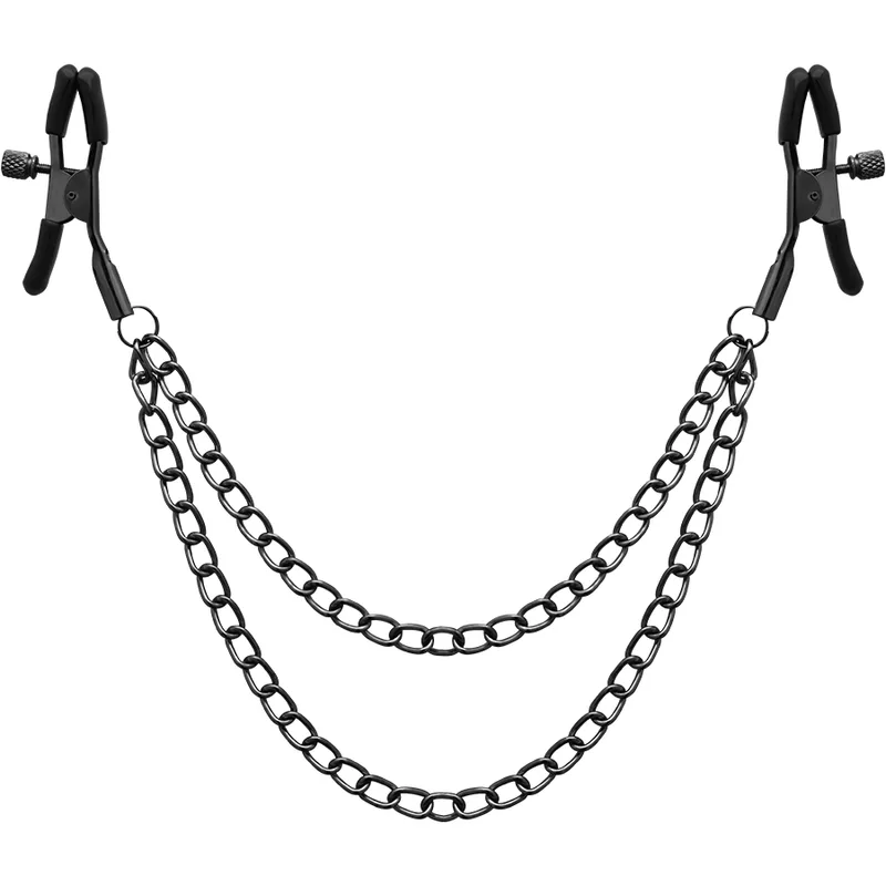 Begme - Red Edition Nipple Clips with Chain