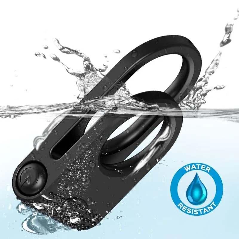 Armony - Twins Double Vibrator Ring for Couples Black