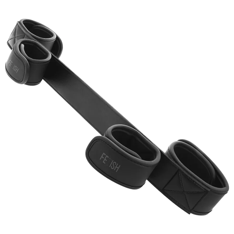 Fetish Submissive - Bondage Spreader Bar with Noprene Lining