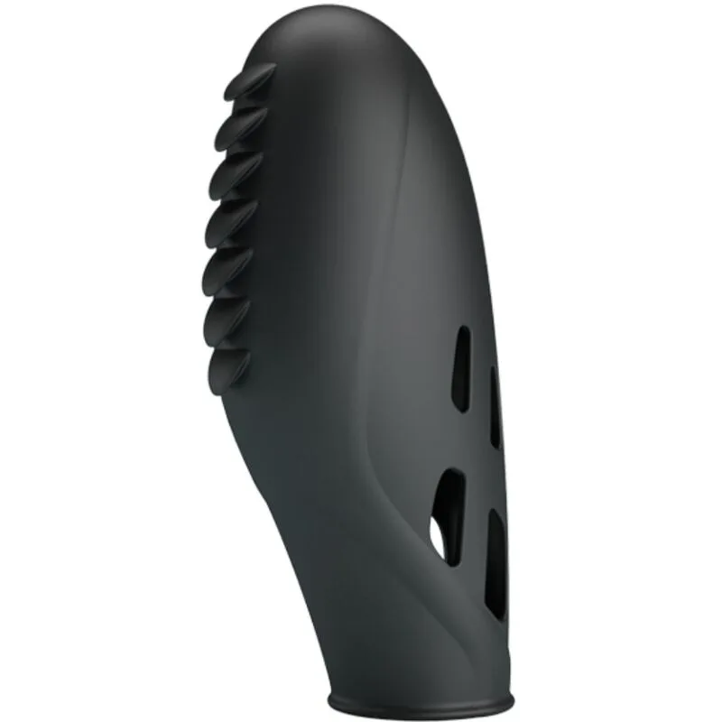 Pretty Love - Gilo Silicone Finger Vibrator Black