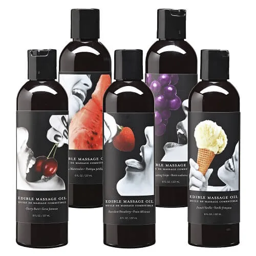 Earthly Body Edible Massage Oil 8oz