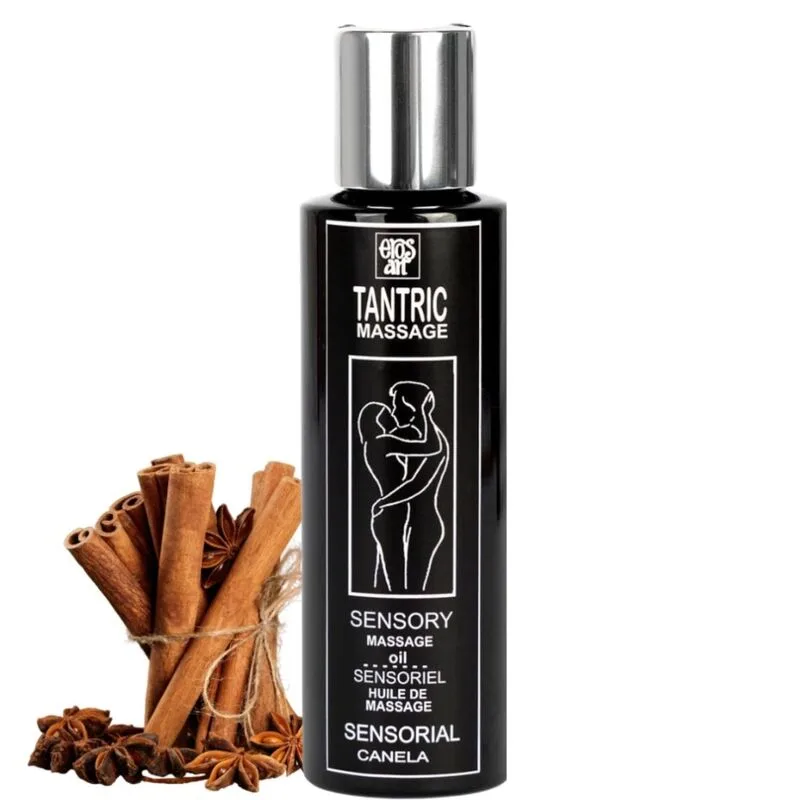 Eros-Art - Natural Tantric Massage Oil and Aphrodisiac Cinnamon 100 ml