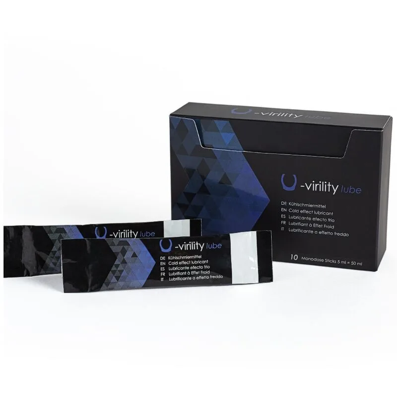 500 Cosmetics - U-Virility Lube Cold Effect Lubricant 10 X 5 ml