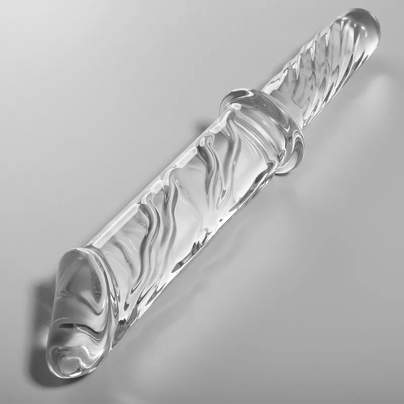 Nebula Series By Ibiza - Modelo 24 Dildo Vidro Borosilicado Transparente 28,5 cm -o- 5 cm