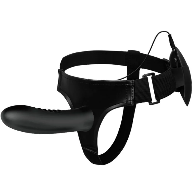 Pretty Love - Myron Strap On com Vibrao e Dildo Oco
