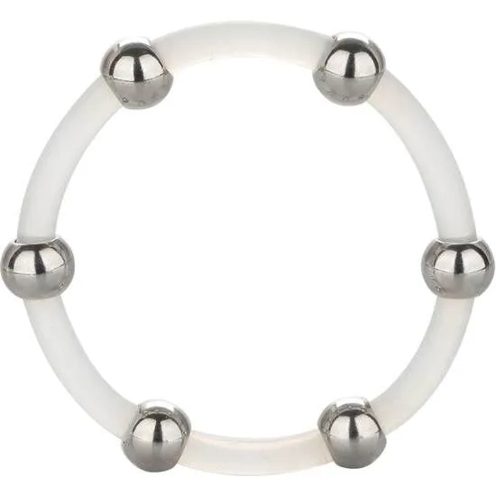 Calexotics - Steel Beaded Silicone Ring XL