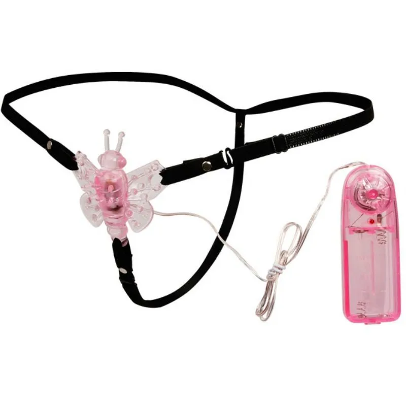 Baile - Harness with Multivespeed Vibrating Butterfly