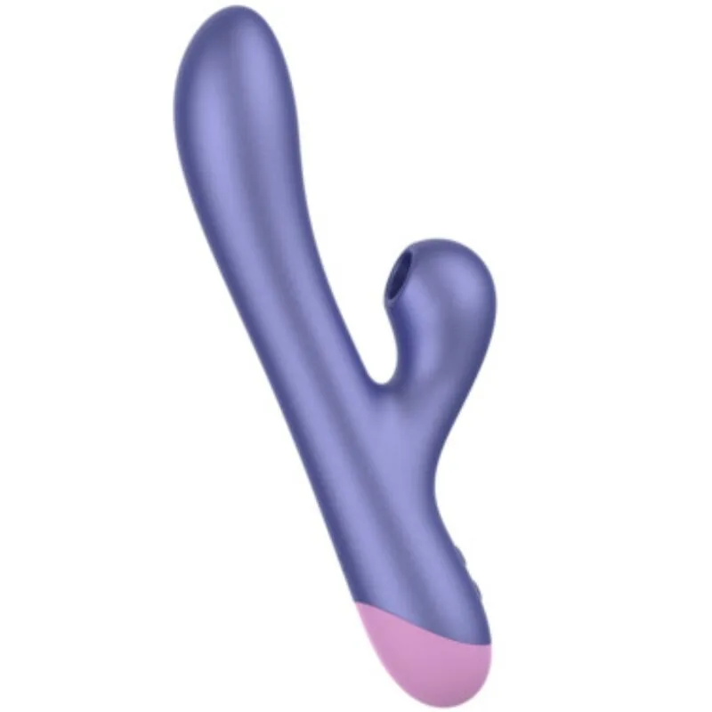 Romp - Pulse Rabbit Dual G-Spot Vibrator Electric Blue