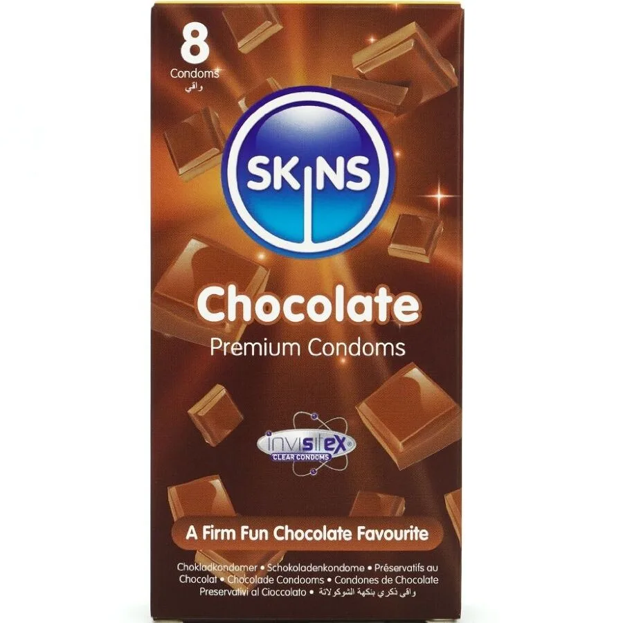 Skins - Chocolate Premium Condoms Pack 8