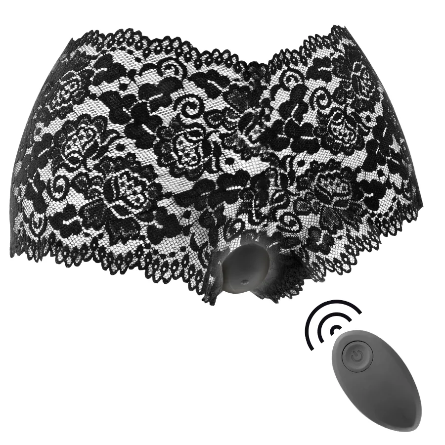 Black&Silver - Zara Remote Control Stimulator with Free Panty