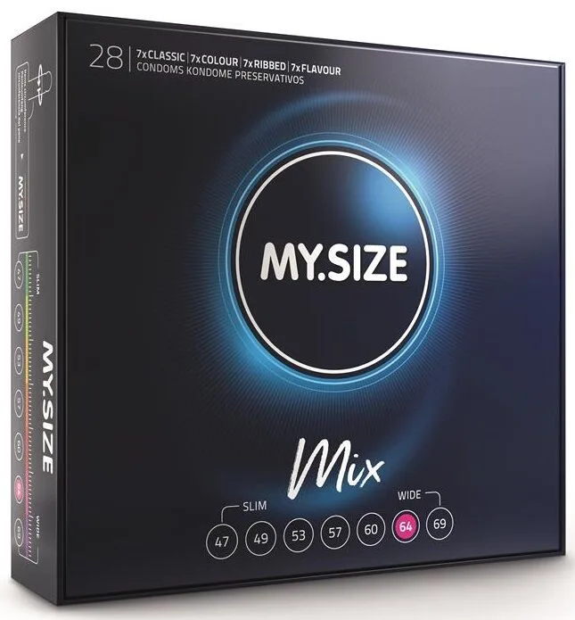 My Size - Mix Condoms 64 mm 28 Units
