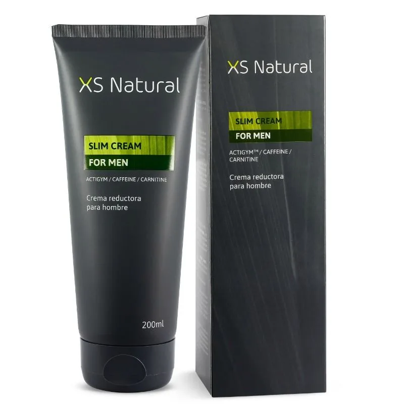 500 Cosmetics - XS Natural Cream for Men. Slimming Cream and Fat Burner to Reduce Abdomen Fat