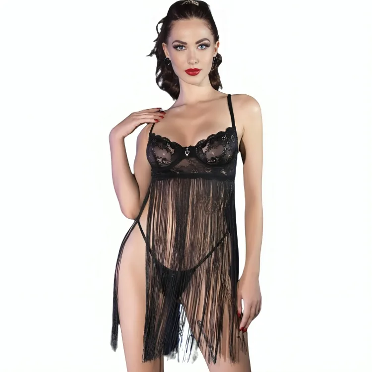 Chilirose - Cr 4496 Babydoll Black