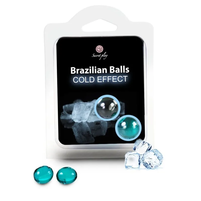 Secretplay - Bolas Brasileiras Efeito Frio 2 Unidades